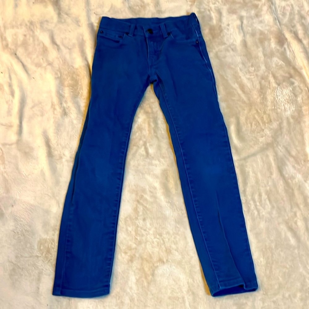 Must Have Levi Medium Bright Blue 510 Super Skinny jeans Sz 25Waist x 25 inseam